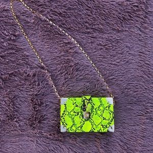 Snakeskin Clutch Bag